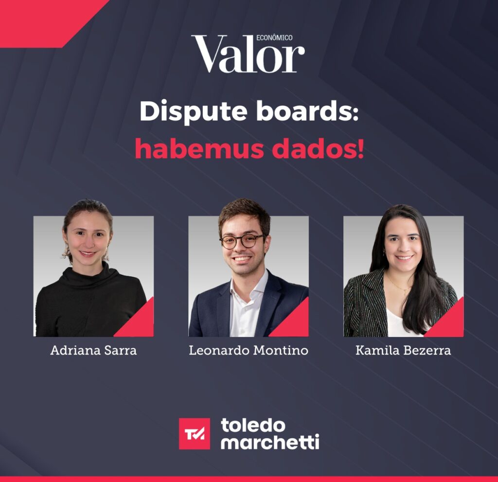 Foto Dispute Boards: habemus dados!